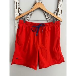 Fabletics The One 7-inch short orange no size tag see measurements